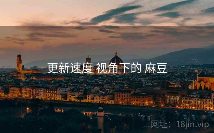 更新速度 视角下的 麻豆