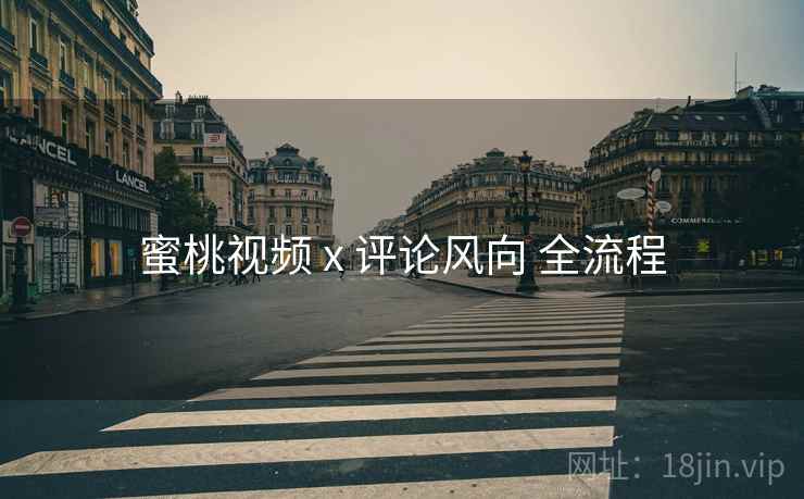 蜜桃视频 x 评论风向 全流程