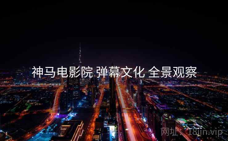 神马电影院 弹幕文化 全景观察