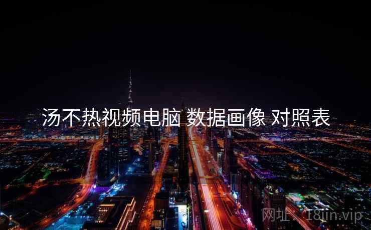 汤不热视频电脑 数据画像 对照表