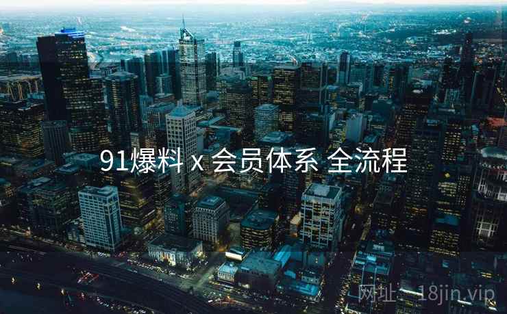 91爆料 x 会员体系 全流程